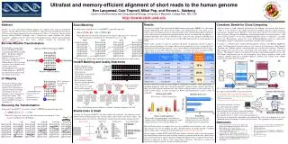 Ultrafast and memory-efficient alignment of short reads to the human genome Ben Langmead, Cole Trapnell, Mihai Pop, and