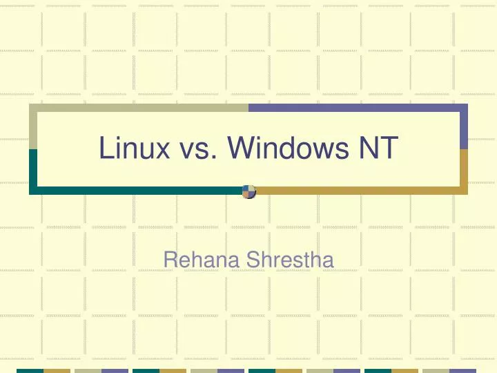 linux vs windows nt