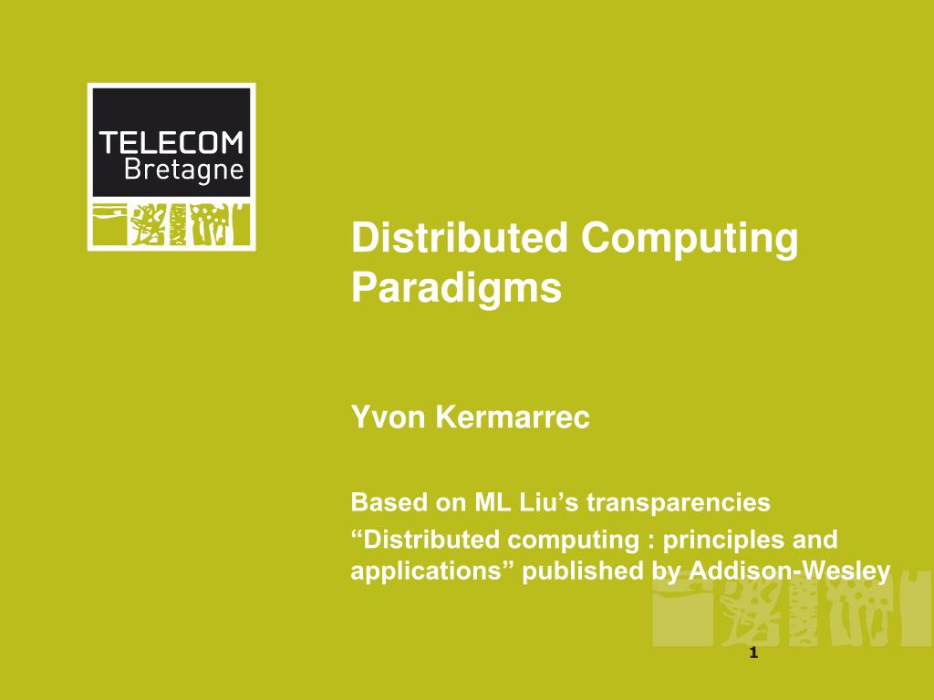 PPT - Distributed Computing Paradigms PowerPoint Presentation, free ...