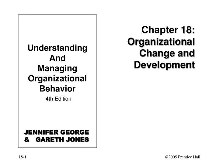 chapter 18 organizational change and development
