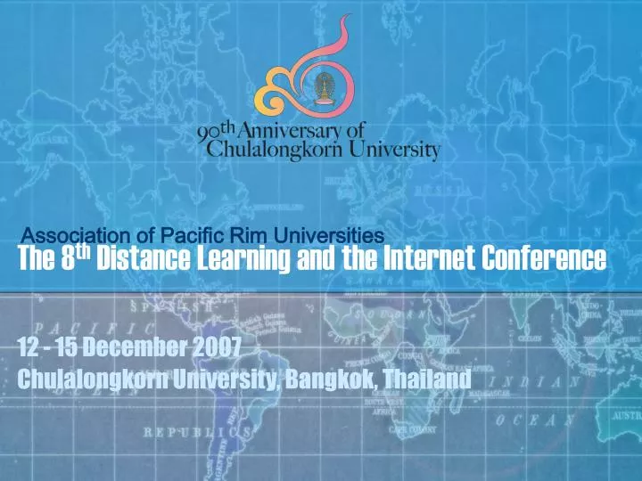 the 8 th distance learning and the internet conference