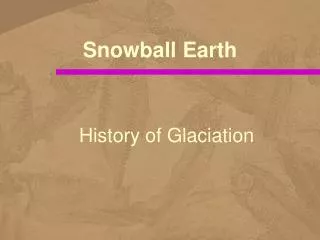 Snowball Earth