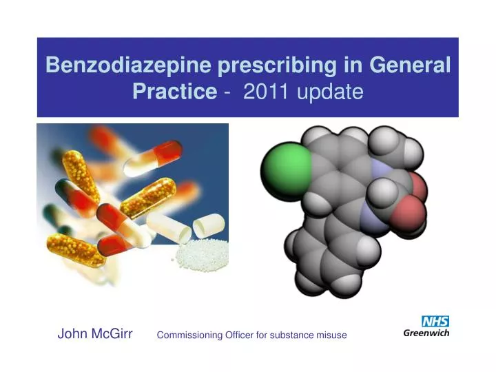 benzodiazepine prescribing in general practice 2011 update