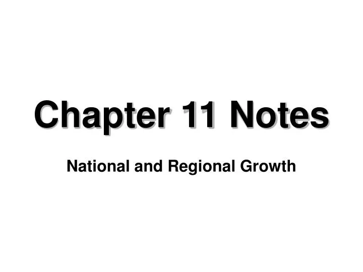 chapter 11 notes