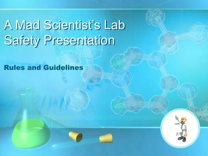 a mad scientist s lab safety presentation
