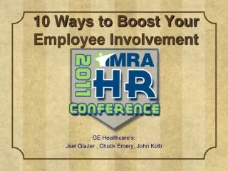10 Ways to Boost Your Employee Involvement