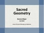 Sacred Geometry - slide 1