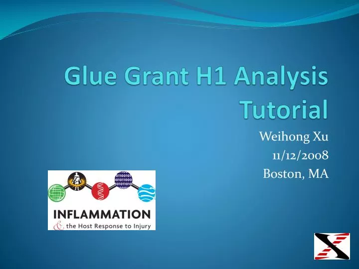 glue grant h1 analysis tutorial
