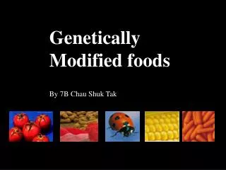 Genetically Modified foods By 7B Chau Shuk Tak