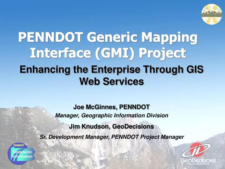 penndot generic mapping interface gmi project