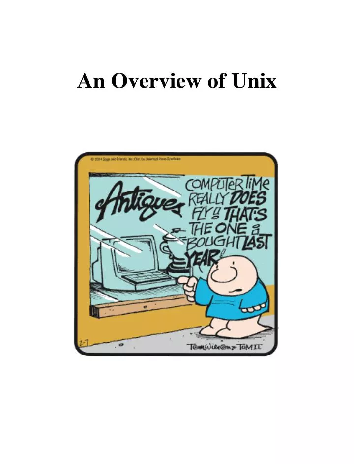 an overview of unix