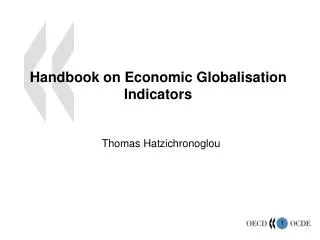 Handbook on Economic Globalisation Indicators