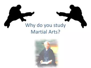 Why do you train martial arts?
