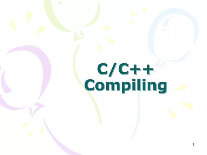 c c compiling