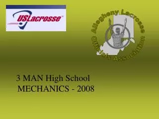 3 MAN High School MECHANICS - 2008