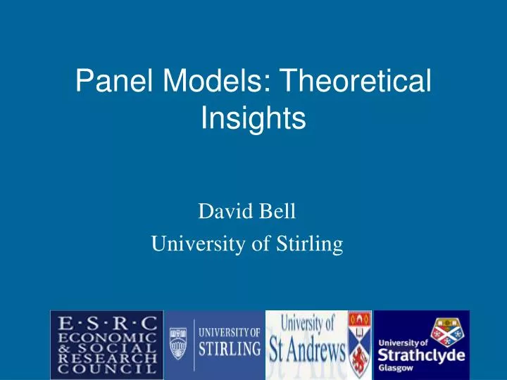 david bell university of stirling