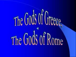The Gods of Greece,