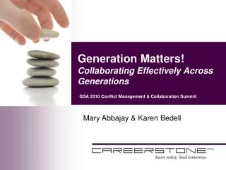 Generation Matters! Collaborating Effectively Across Generations