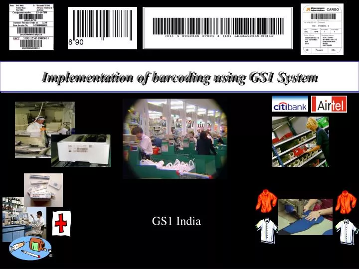 implementation of barcoding using gs1 system