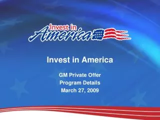 Invest in America
