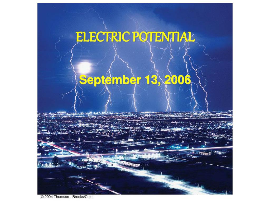 PPT - ELECTRIC POTENTIAL PowerPoint Presentation, free download - ID:356329