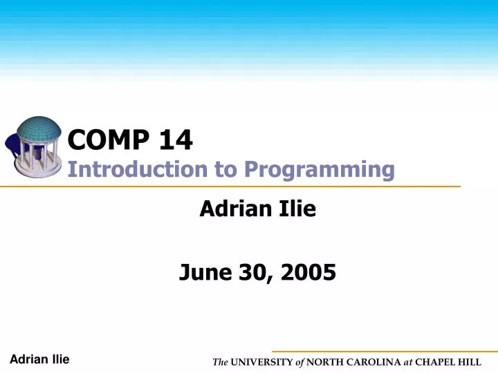 comp 14 introduction to programming
