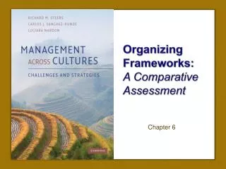 Organizing Frameworks: A Comparative Assessment