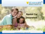 Rental Car Insurance