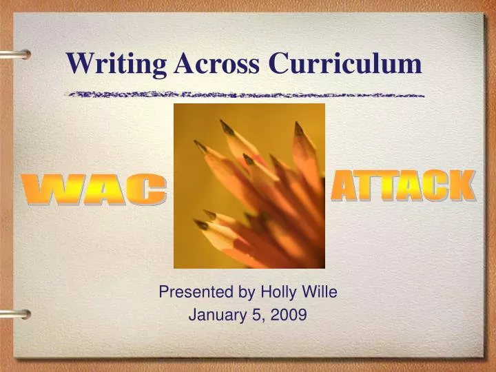 writing across curriculum