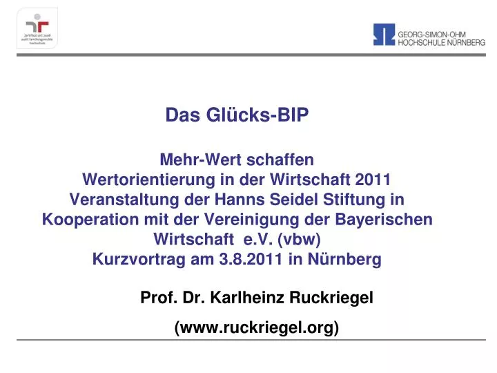 prof dr karlheinz ruckriegel www ruckriegel org
