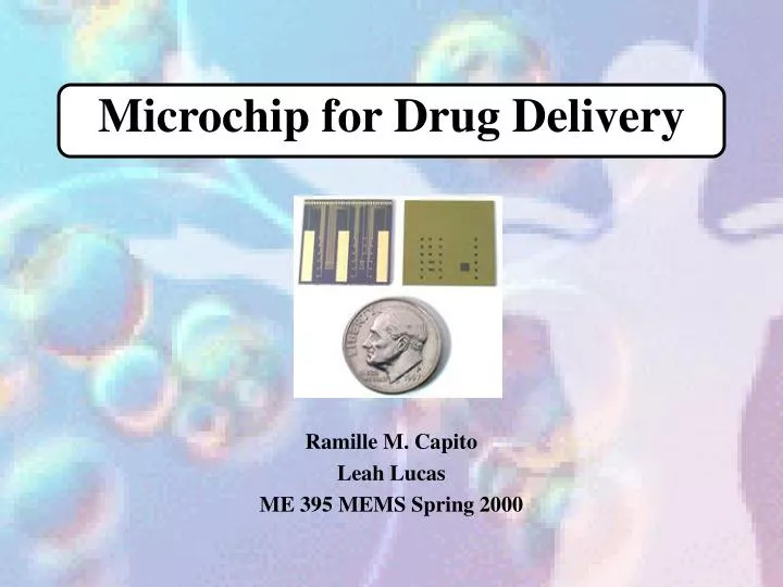 microchip for drug delivery