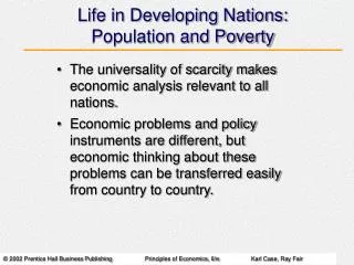 Life in Developing Nations: Population and Poverty