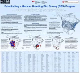 Establishing a Mexican Breeding Bird Survey (BBS) Program