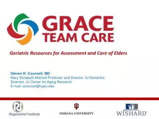 Geriatric Resources for Assessment and Care of Elders