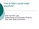 How to label a graph edge-gracefully? - slide 1