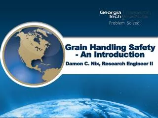 Grain Handling Safety - An Introduction