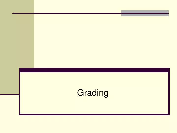 grading