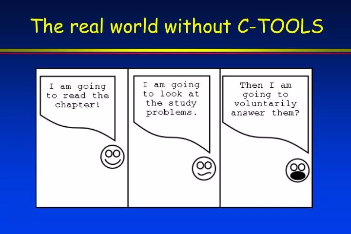 the real world without c tools
