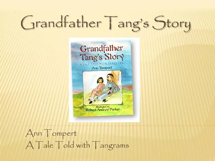 ann tompert a tale told with tangrams