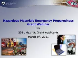 Hazardous Materials Emergency Preparedness Grant Webinar