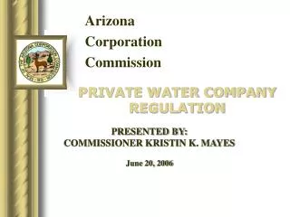 Arizona Corporation Commission