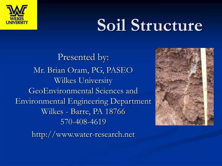 soil structure