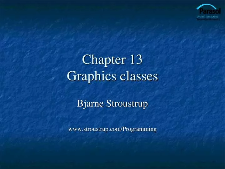 chapter 13 graphics classes