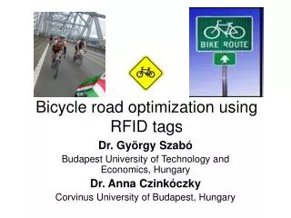 Bicycle road optimization using RFID tags