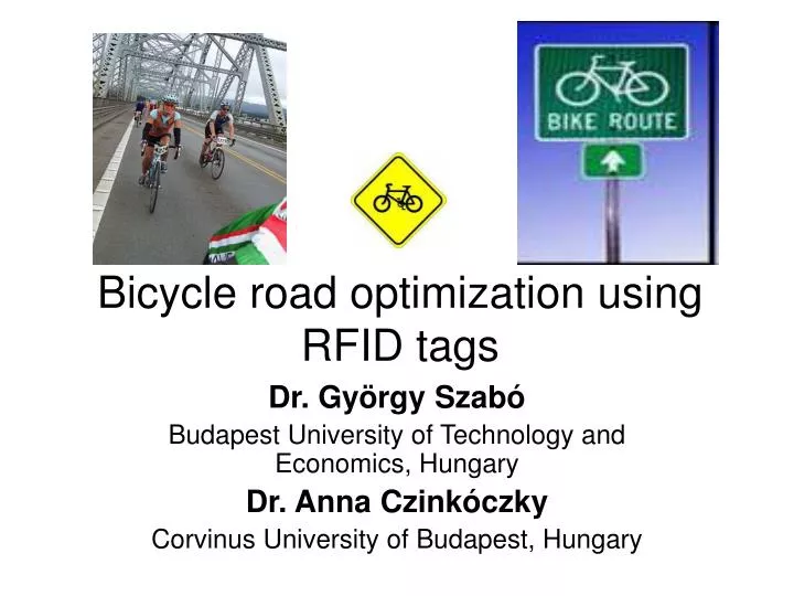 bicycle road optimization using rfid tags