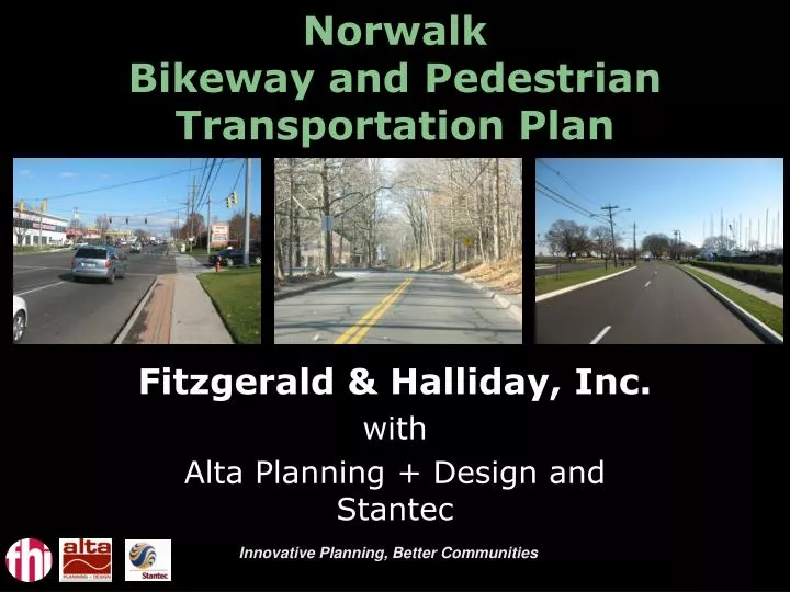 norwalk bikeway and pedestrian transportation plan