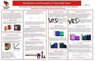 Handedness and Perception of Hand-Held Tools
