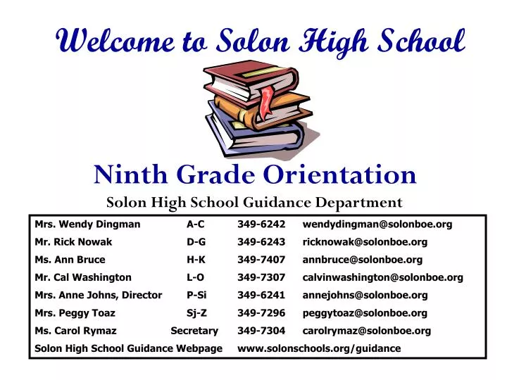 ninth grade orientation