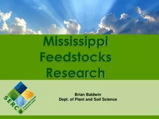 Mississippi Feedstocks Research