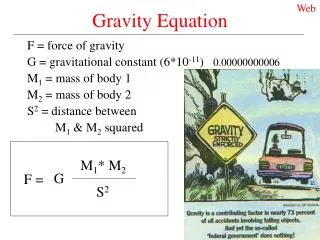 Gravity Equation